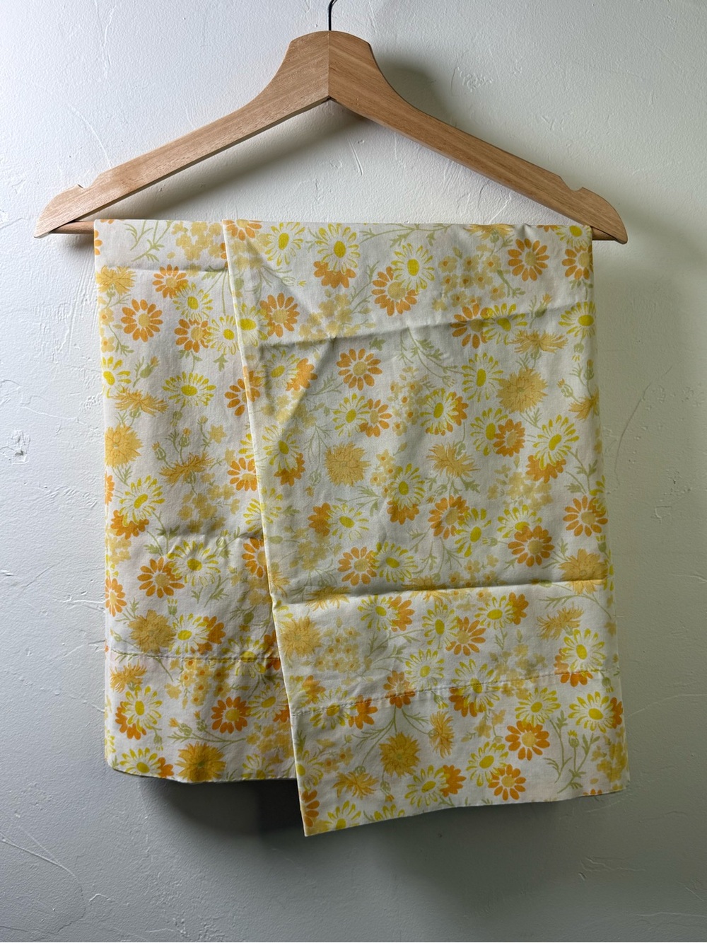 JCPenney Vintage Laura Yellow and Cream Floral standard pillowcases